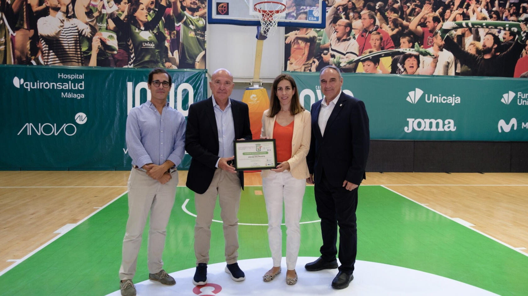 Unicaja Baloncesto, comprometido con la calidad medioambiental