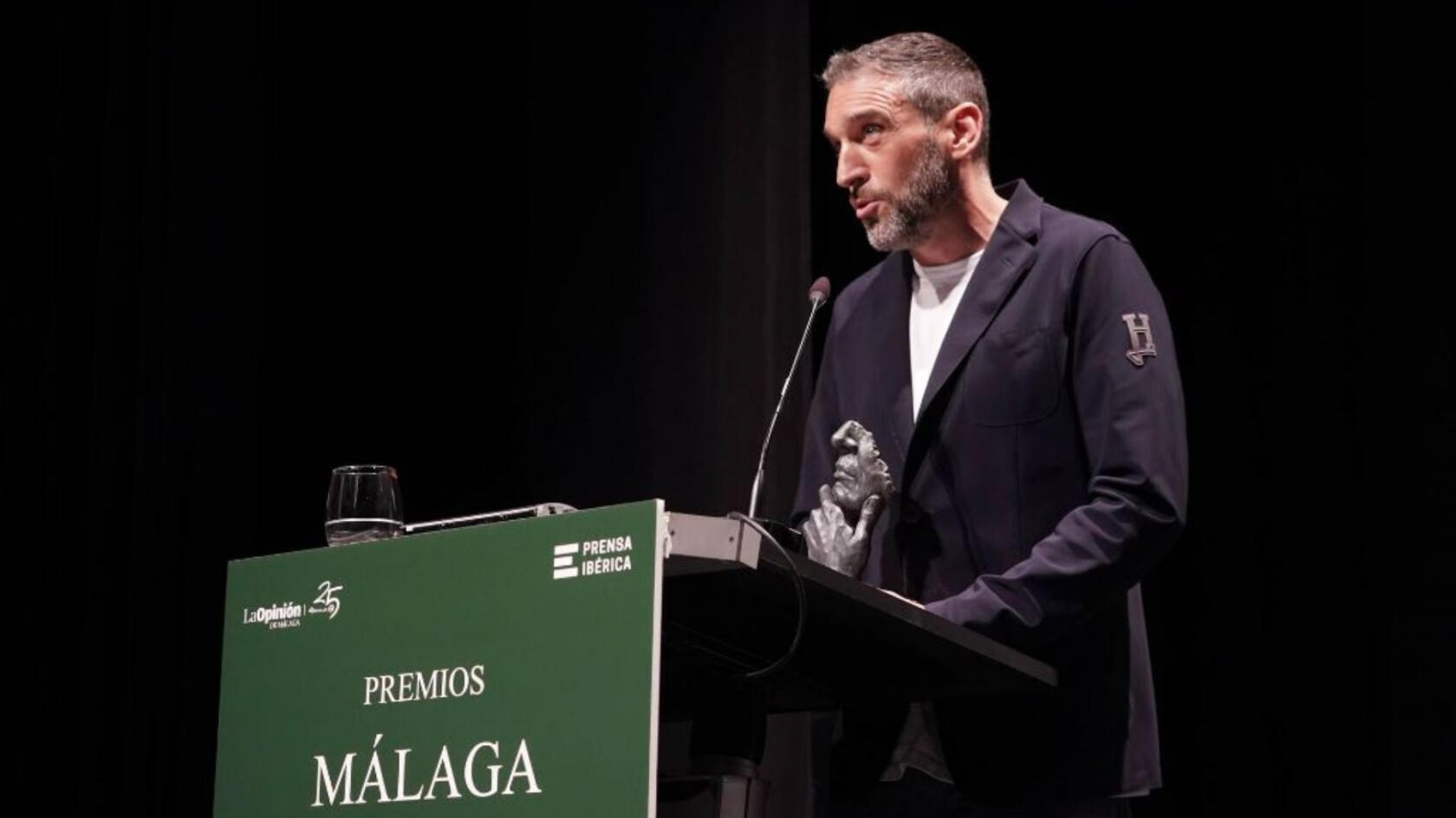 Ibon Navarro, winner of the Málaga Deporte 2024 Award from La Opinión de Málaga