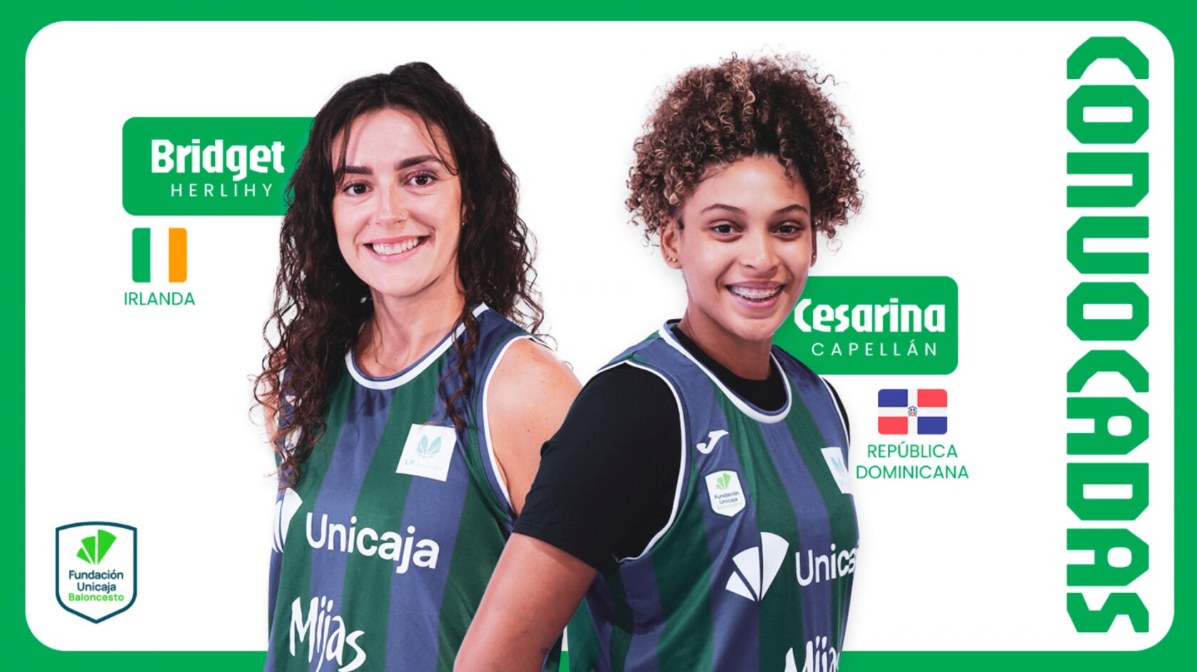 Bridget Herlihy y Cesarina Capellán, en las Ventanas FIBA