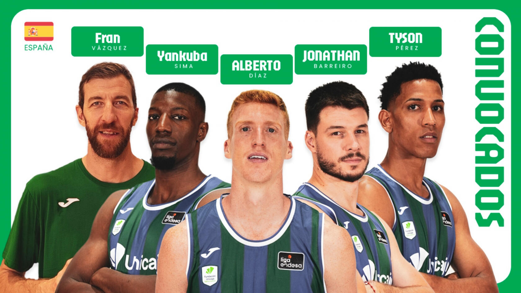 Unicaja, present with the Spanish National Team