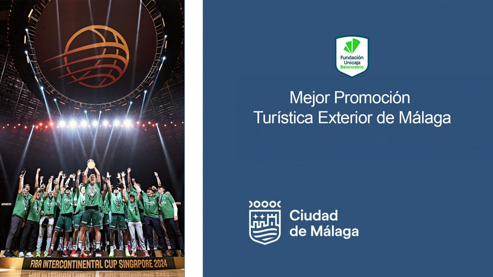 El Unicaja, premio a la mejor promoción exterior de Málaga