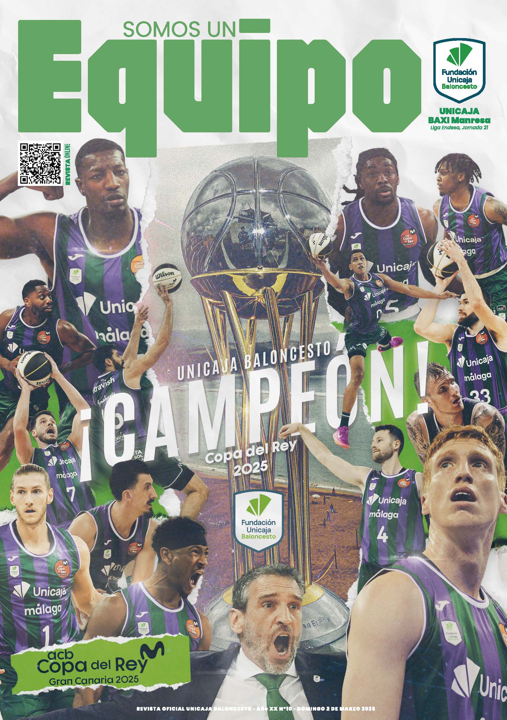 Unicaja vs. BAXI Manresa Revista Nº10 2024-25